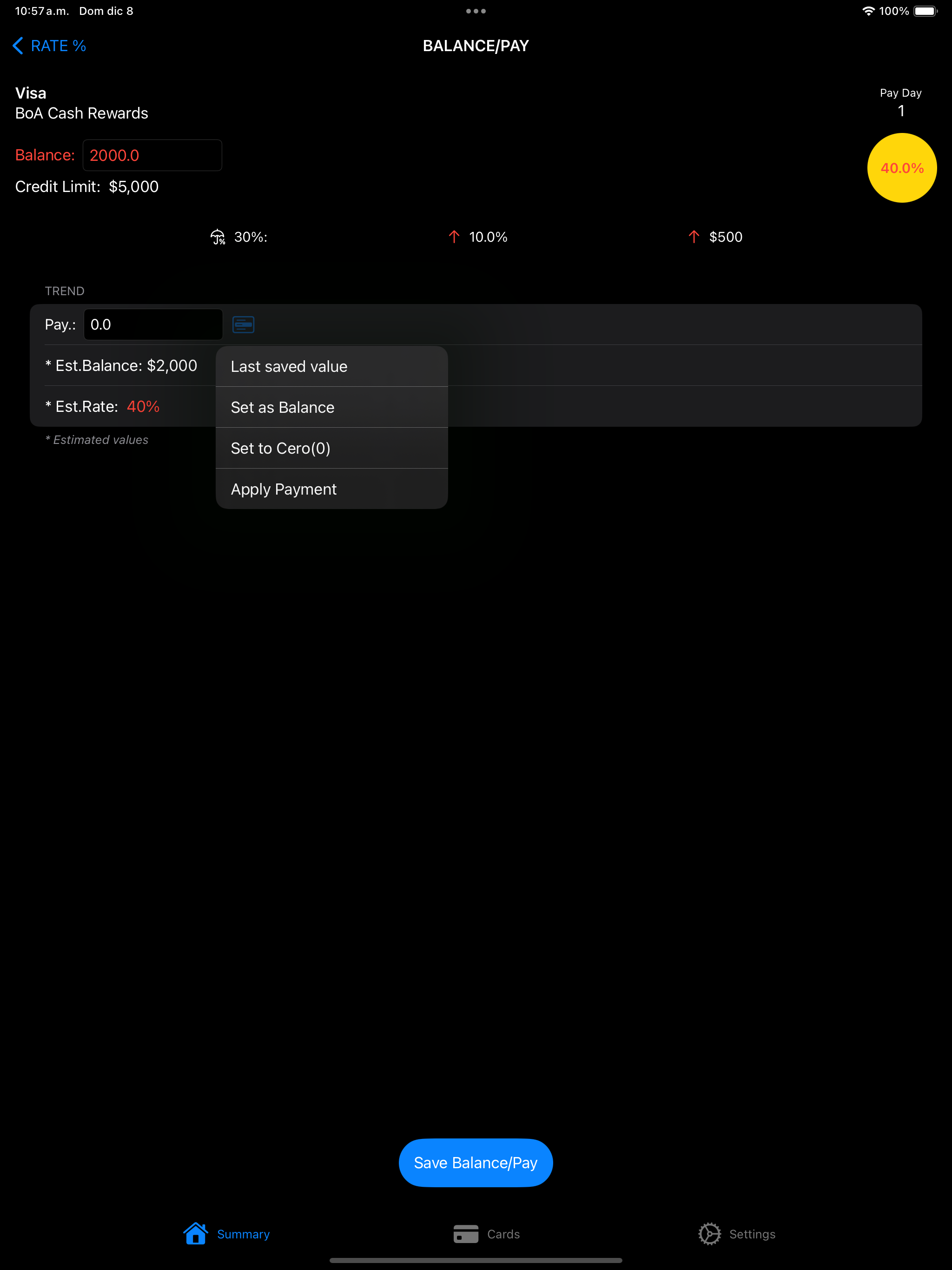 CreditC Rate