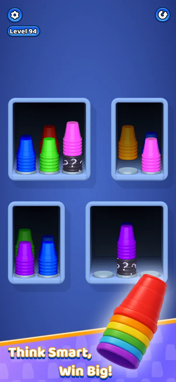 #5. Cup Stack Sort (iOS) Ved: Ezgi Evrensel