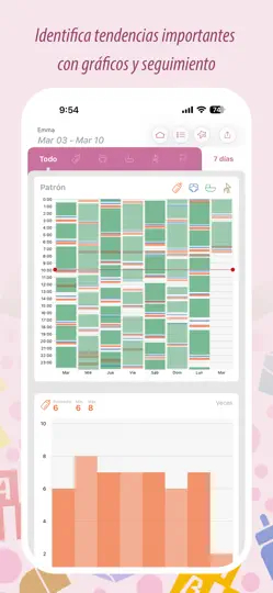 Captura de pantalla de Baby Tracker – Diario Del Bebé en iPhone 4