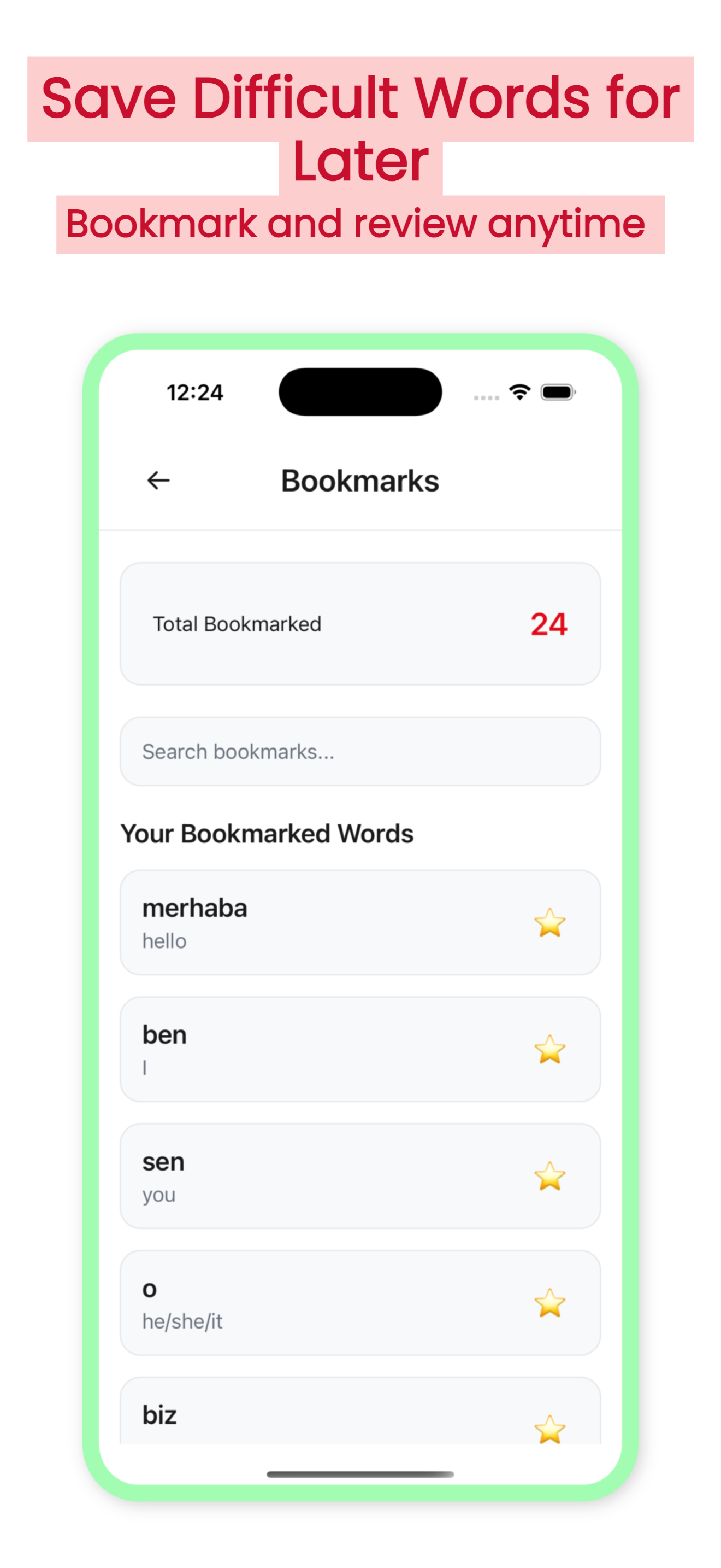 Learn Turkish - Hafiza