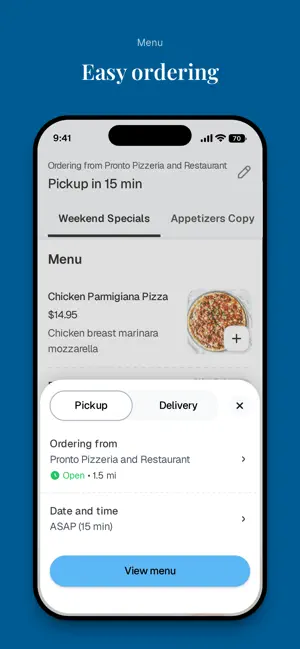 Pronto Pizzeria and Restaurant screenshot 3