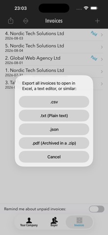 Invoice Template Pro Screenshot 6 of 10