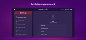 Purple Easy - IPTV Player screenshot