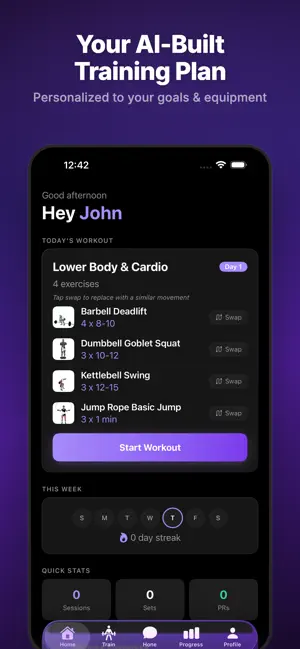 Hone Workout AI screenshot 1