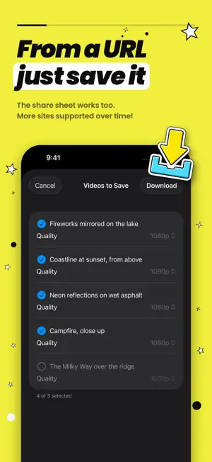 XClipper - Save & Sort Videos screenshot 1