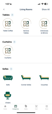 زرابي للأثاث Zerabi furniture screenshot