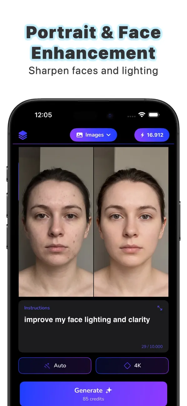 #5. Aido – AI Photo Enhancer (iOS) Bởi: TAMERZA LLC