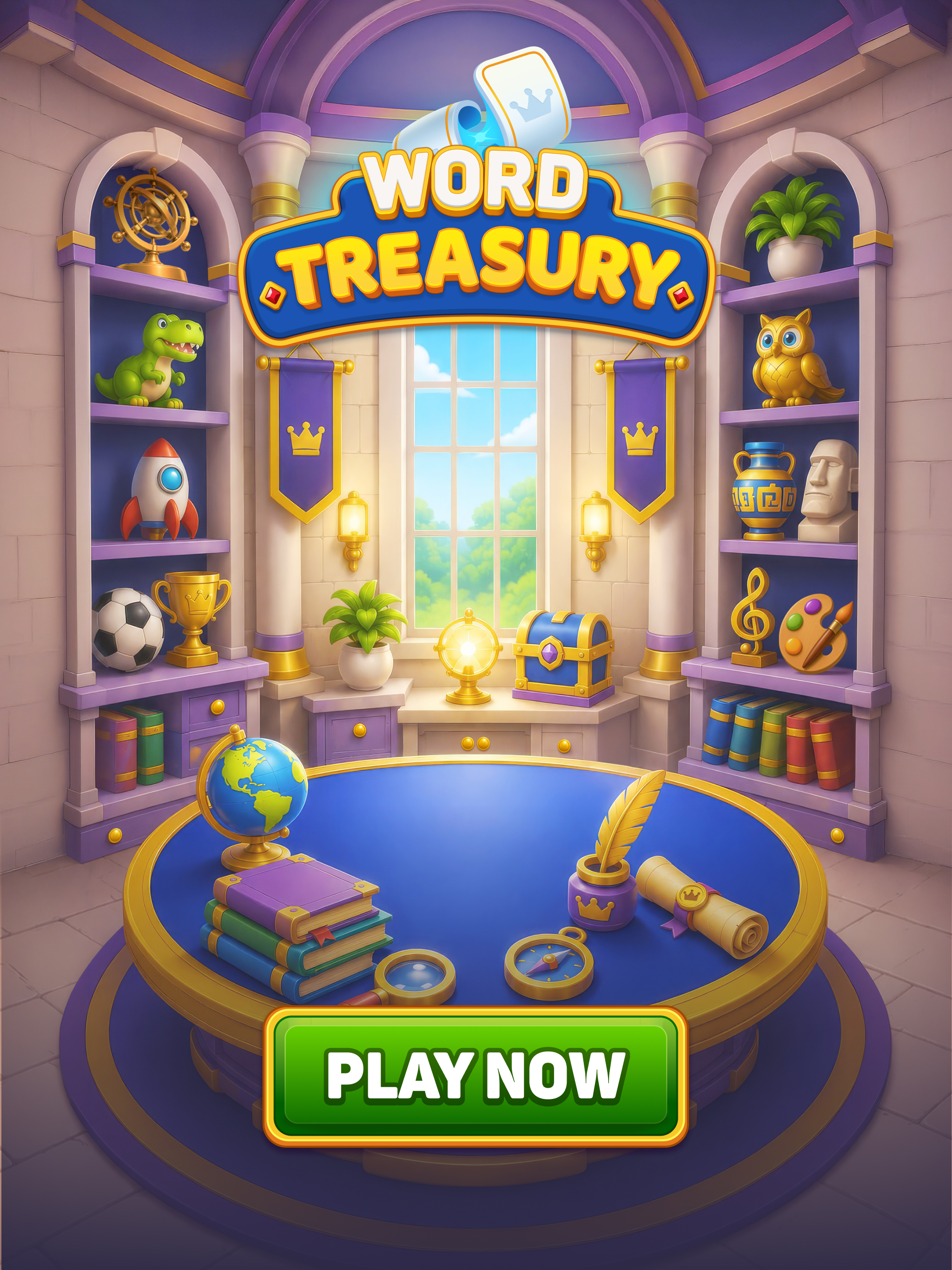 Word Treasury Auto Sort Puzzle screenshot 10
