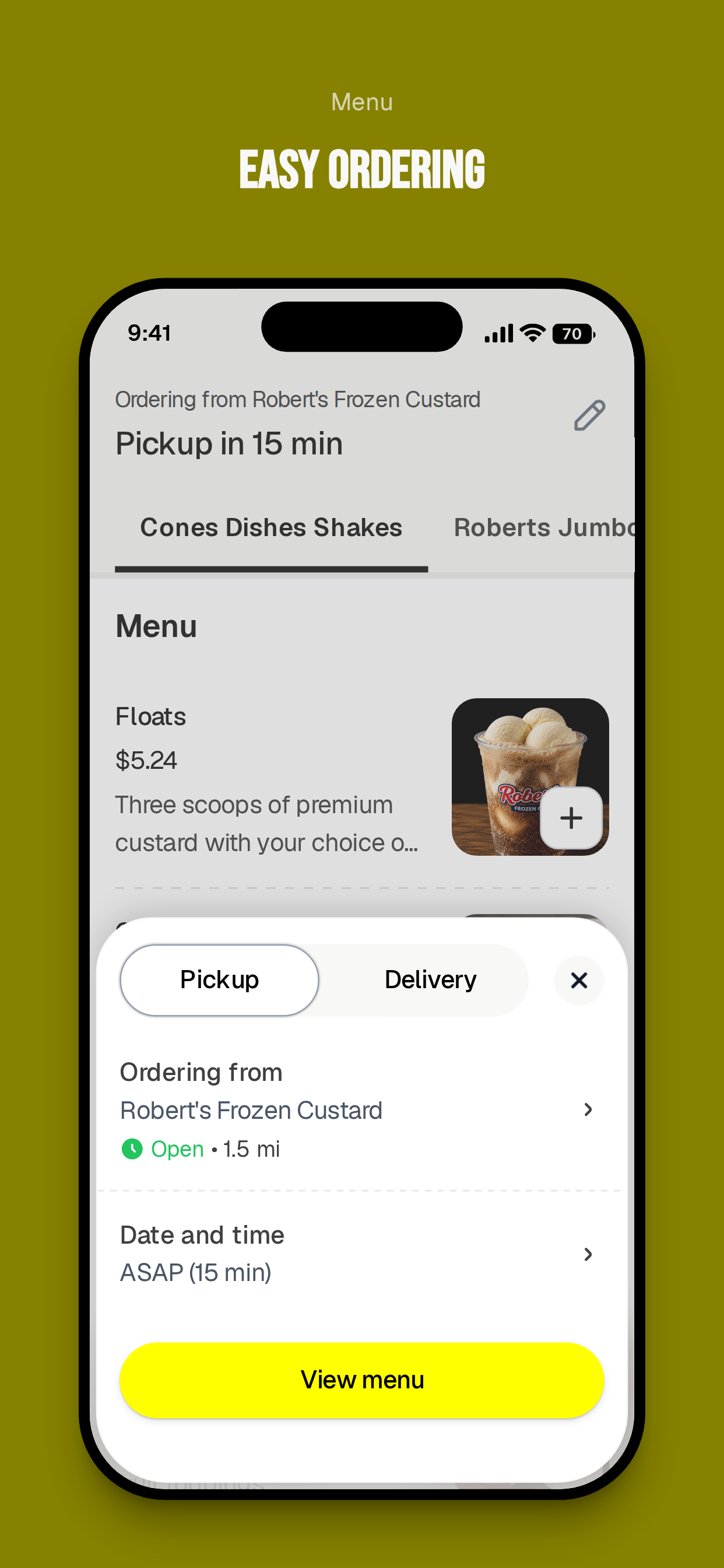 Robert's Frozen Custard screenshot 3