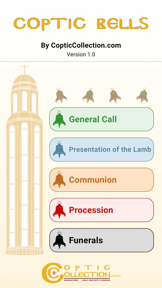 #1. Coptic Bells (iOS) 由: Holy Nativity Coptic Orthodox Church