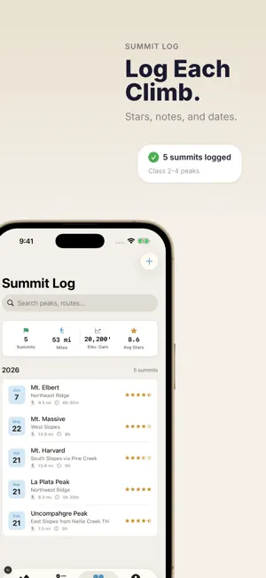 Peak Bagging Tracker - Cairn screenshot 4