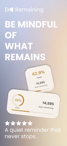 Remaining - A Life Reminder Screenshot 1 of 5