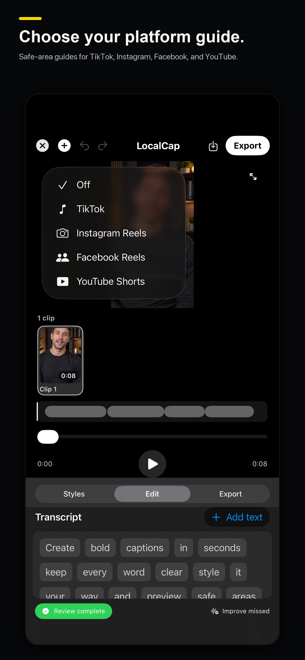 LocalCap: Video Captions screenshot 5