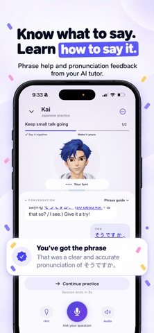 Talkura - AI Language Tutor Screenshot 2 of 5