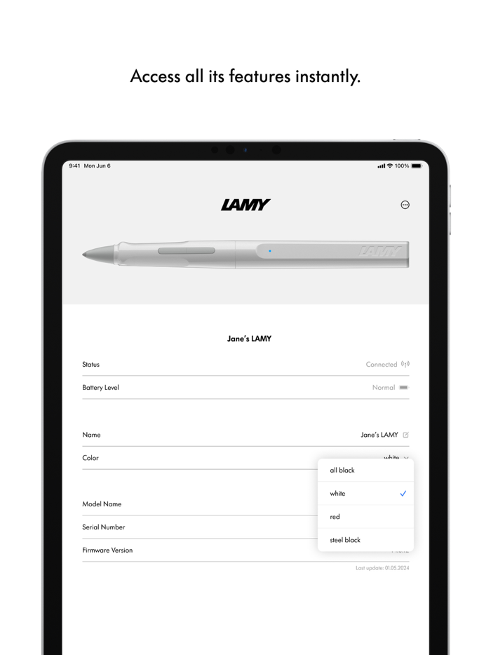 LAMY safari note