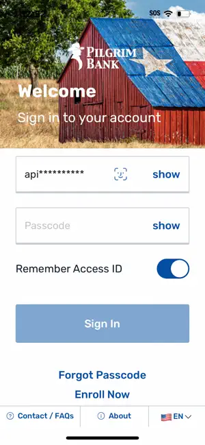 Pilgrim Bank Mobile Banking screenshot 2