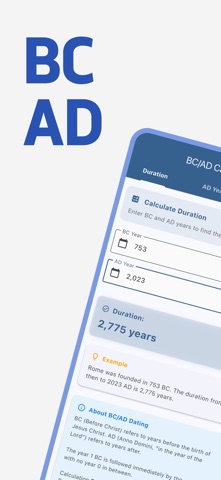 BC to AD Date Converter screenshot