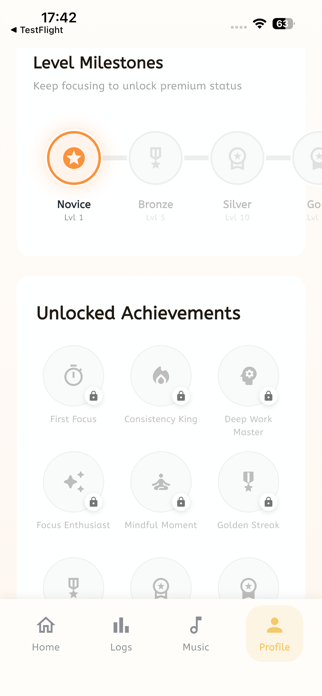 Flaunt: Pomodoro Focus Timer Screenshot 4 of 6