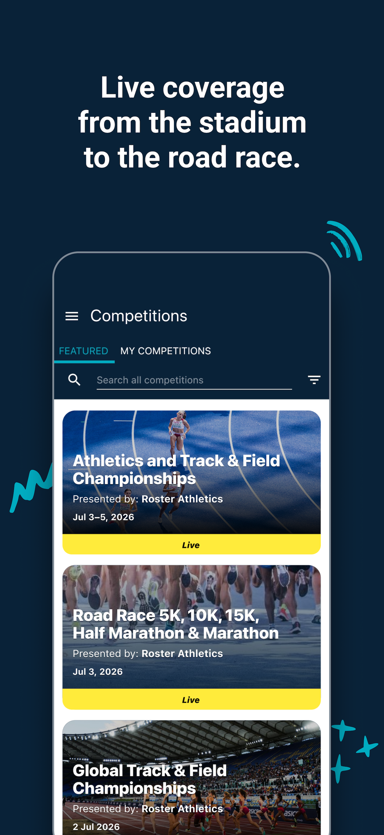 Roster Athletics & Road Races