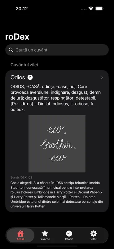 roDex - Dicționar screenshot 1 of 9