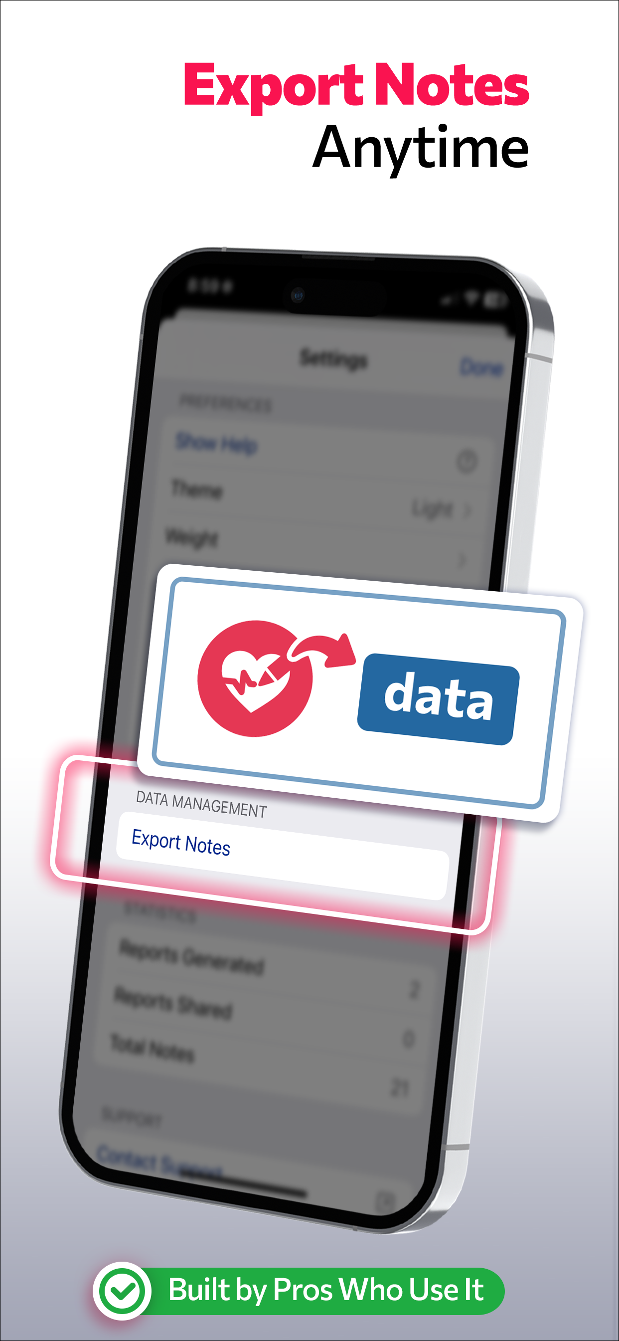 Notes+Reports for Apple Health