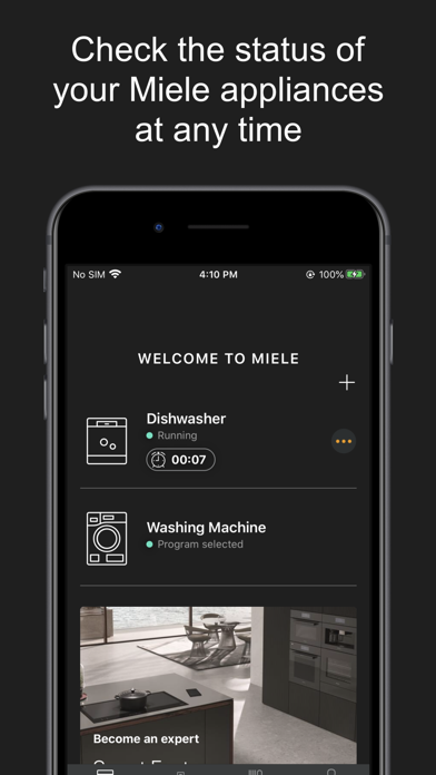 Miele app – Smart Home Screenshot