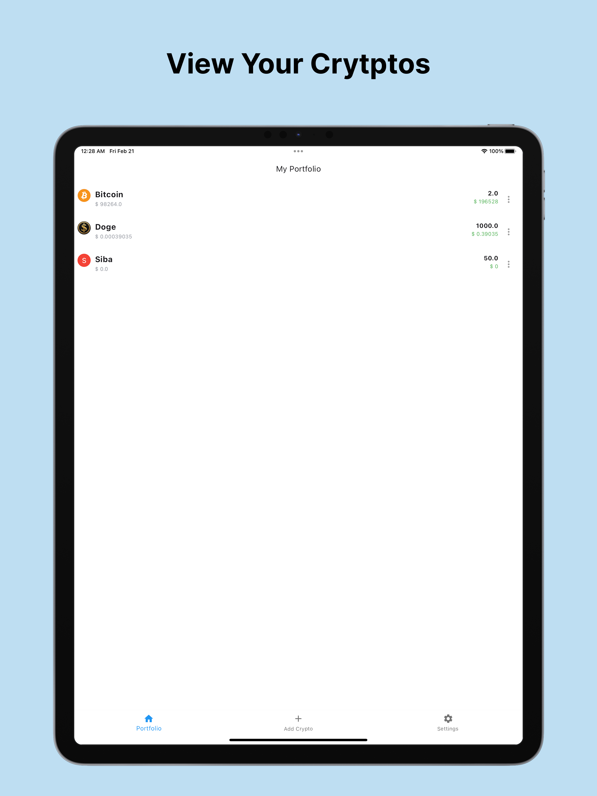 Crypto Safe Track