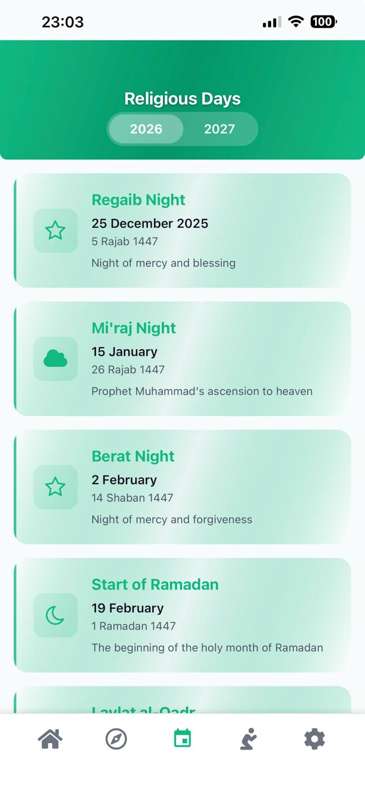 Henos Prayer Times screenshot 4