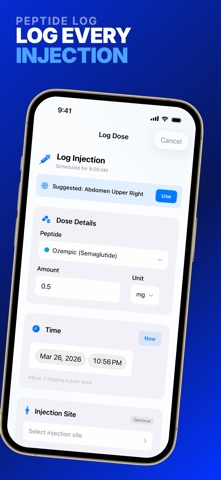 Peptide Tracker & Log: Dosed Screenshot 10 of 10