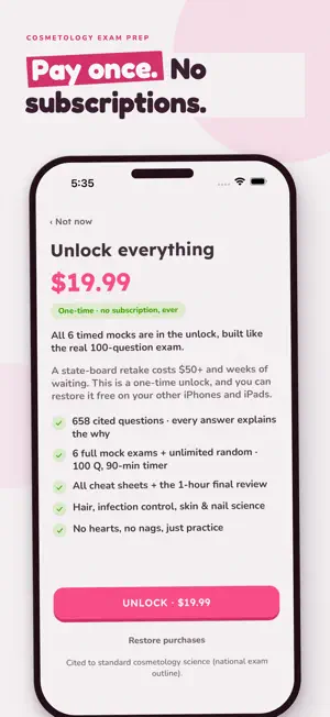 Cosmetology Exam Prep Quiz screenshot 2