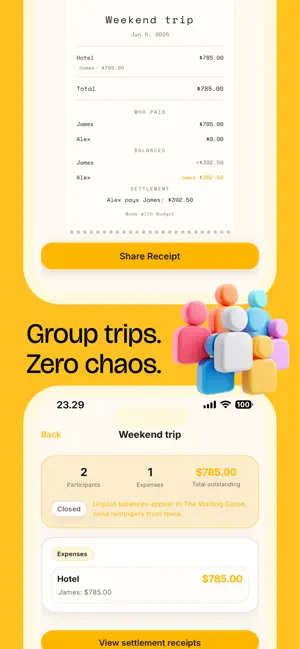 Nudgrr - Split Bills & Settle screenshot 3