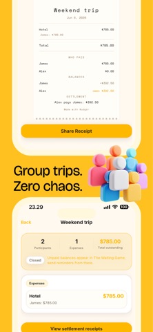 Nudgrr - Split Bills & Settle Screenshot 3 of 6