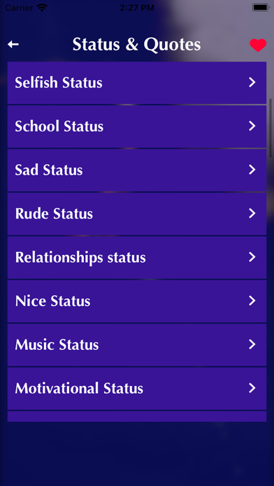Gujarati Status Shayari Quotes Screenshot