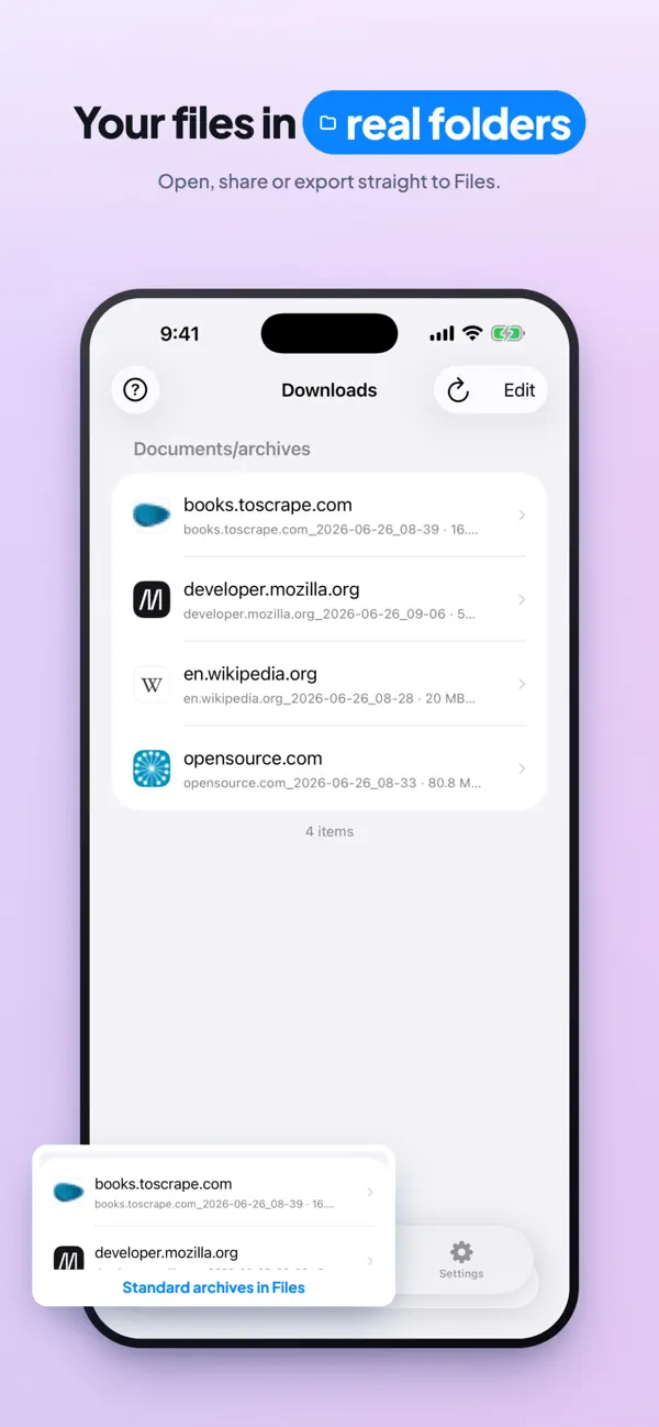 #5. Website Saver & Offline Viewer (iOS) 게시자: Sheenu Jain