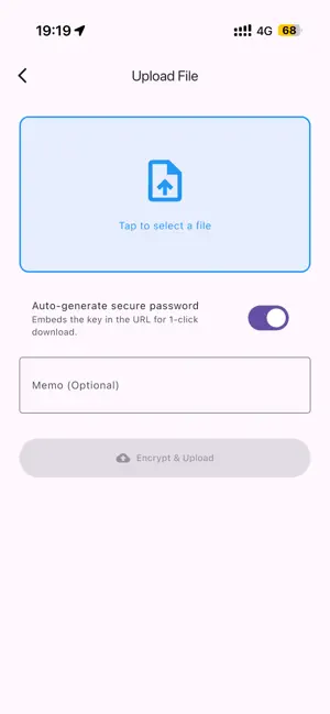 Encrypted Temp Storage screenshot 3