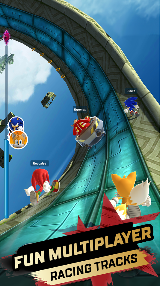 #3. Sonic Forces: Run Battle Game (iOS) От: SEGA