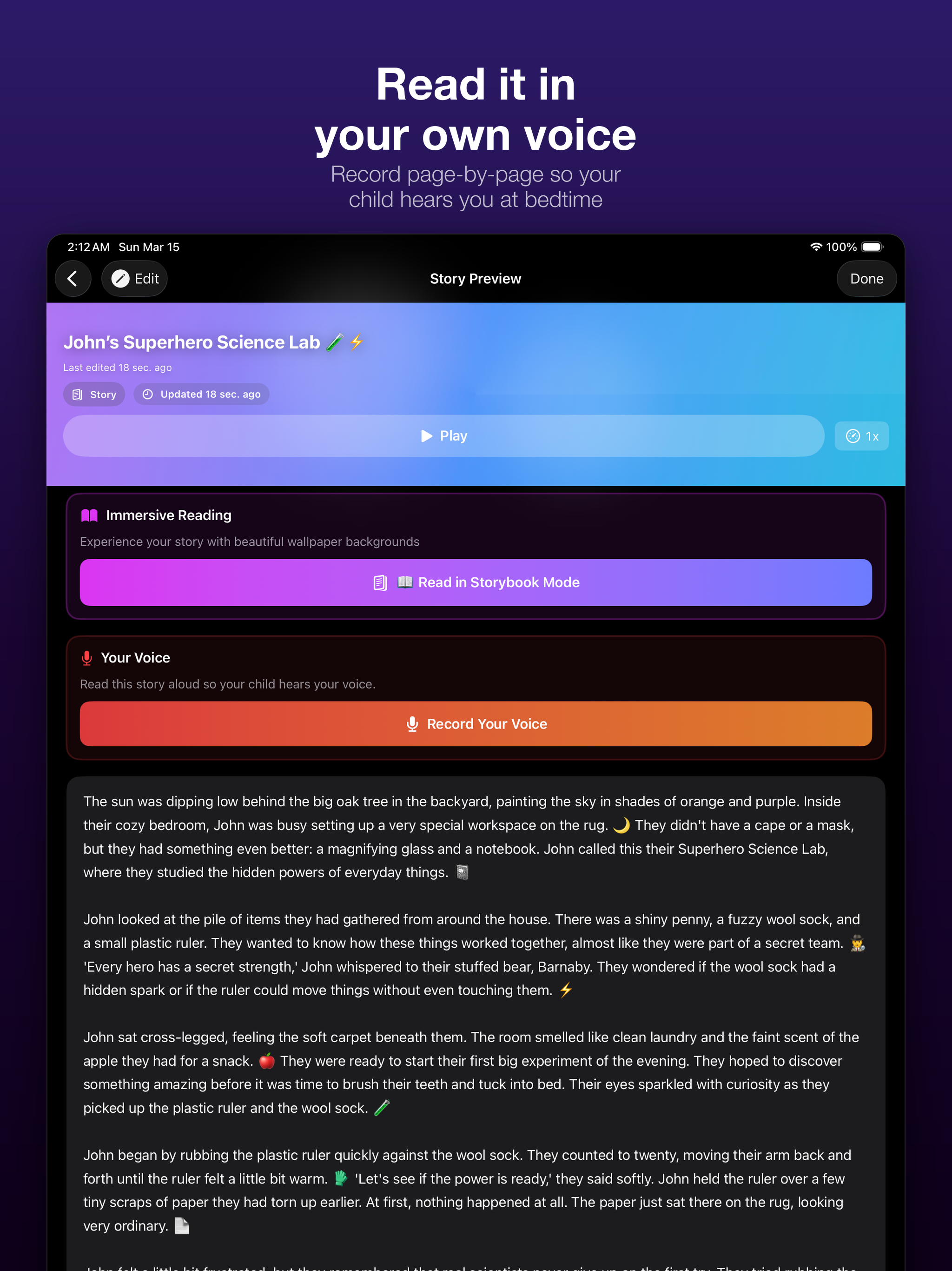 ParentPal StoryWriter screenshot 17