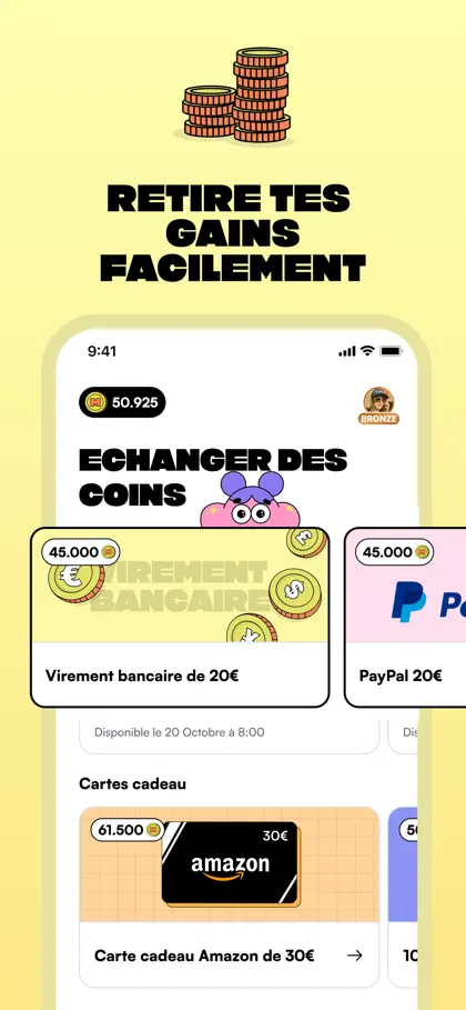 Screenshot 3 von 6 zu Macadam: Schrittzähler, Geld