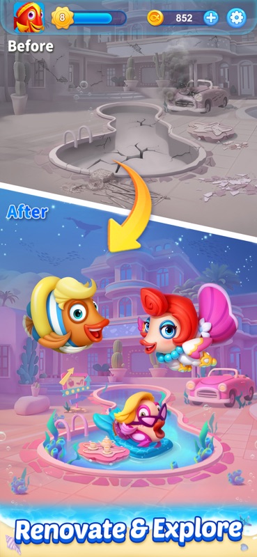 Solitaire 3D Fish screenshot 5