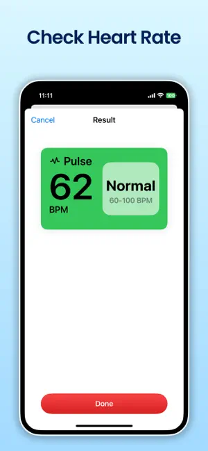 Heart rate monitor - Heartbeat screenshot 3