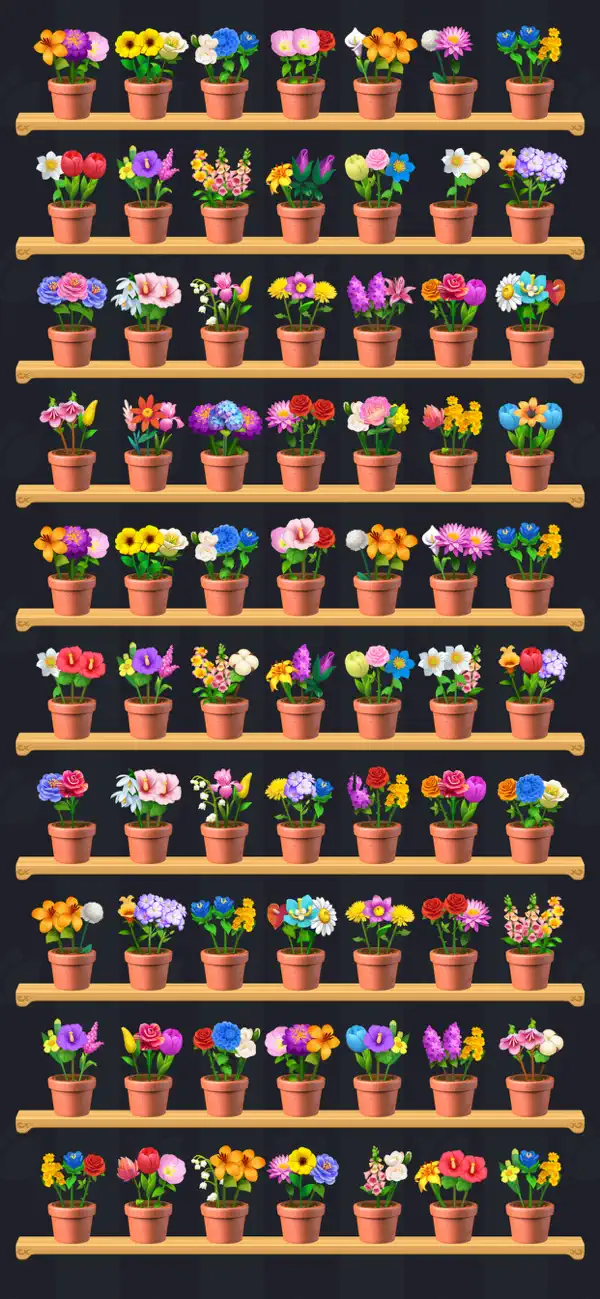 Screenshot #2 pour Blossom Sort - Jeux de fleurs