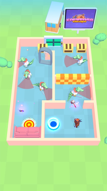 Capybara Escape: Ninja Game screenshot-4