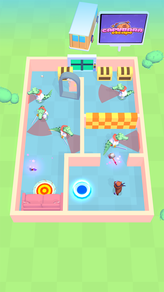 #5. Capybara Escape: Ninja Game (iOS) By: ICEBEAR., JSC