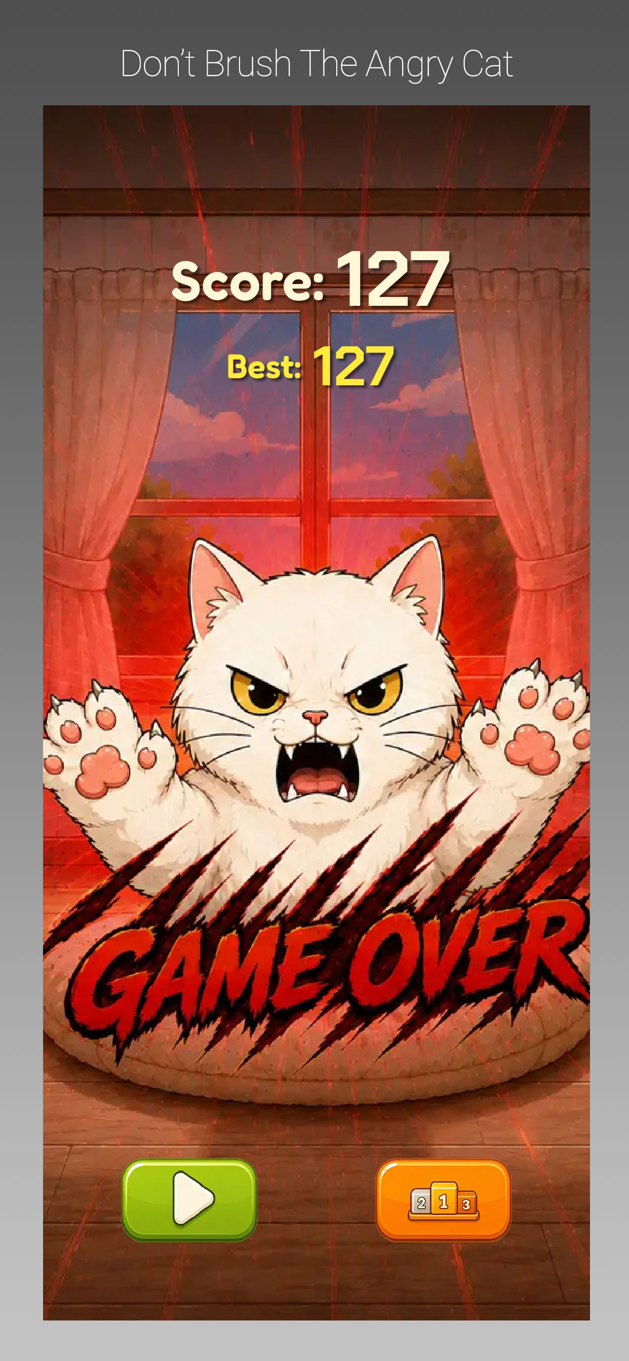 Don’t Brush The Angry Cat