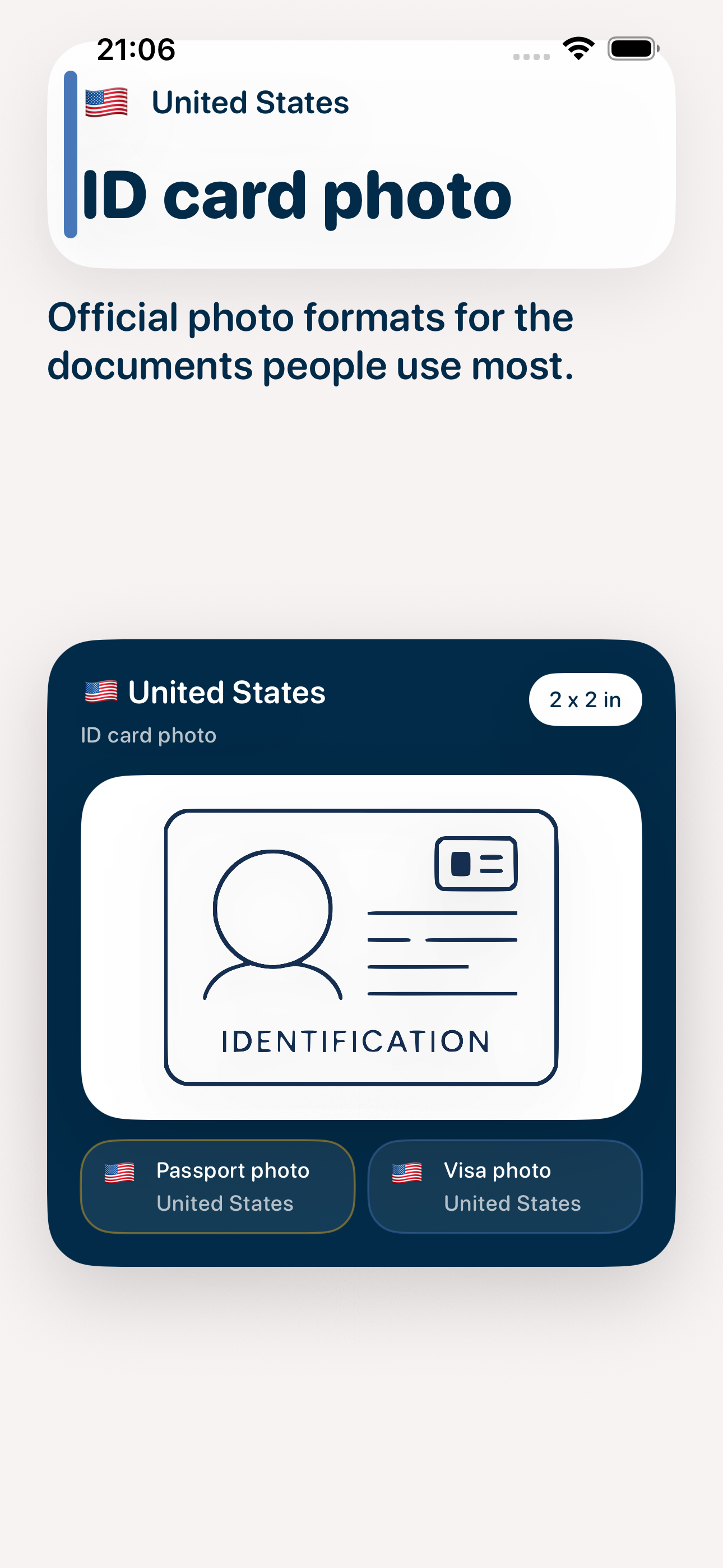Passport Photo – ID Studio