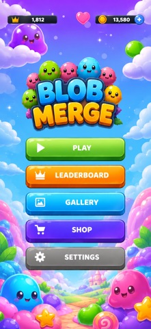 Blob Merge: Drop & Merge screenshot 1