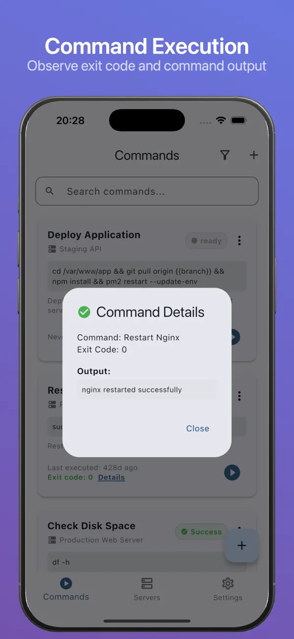 #4. SSH Command Widget (iOS) Door: Andreea Schmid
