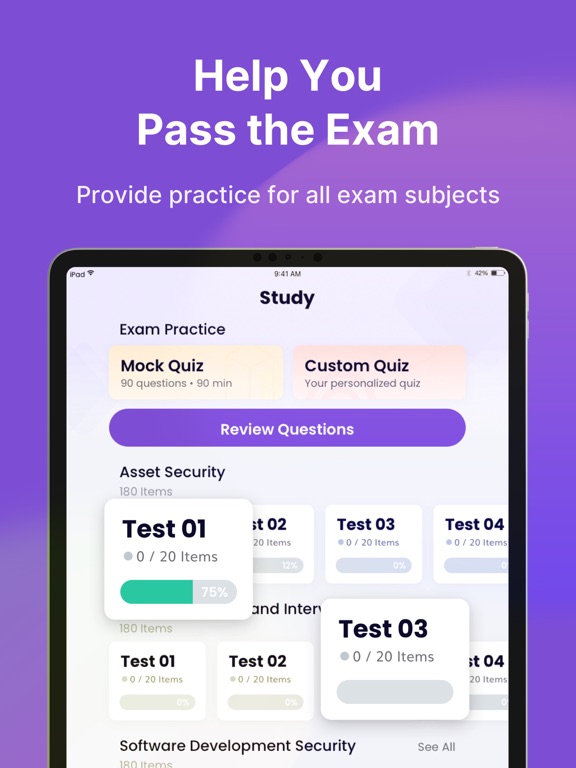 CISSP Exam Prep 2026 iPad screenshot 7 - Education app