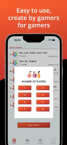 GameTally: Scoreboard Tracker screenshot