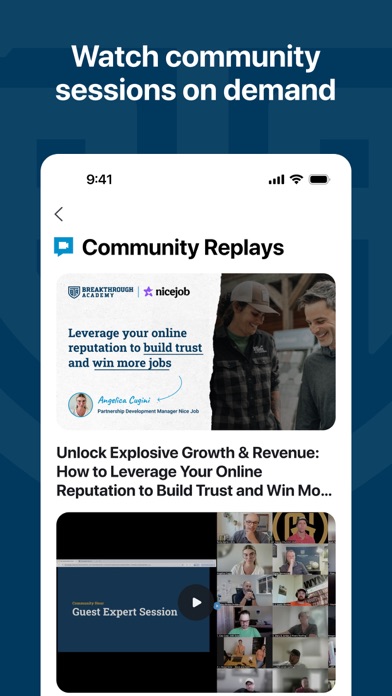 BTA Community iPhone screenshot 5 - Social Networking app